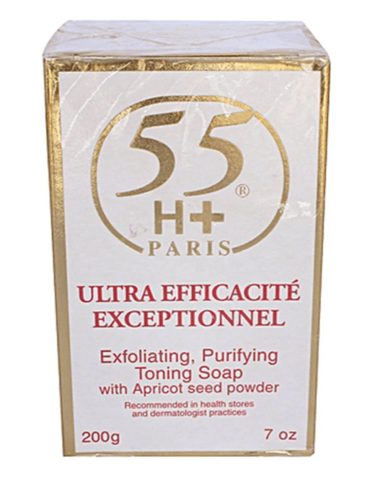 55H+ Health & Beauty 55 H+ Ultra Efficacite Exceptionnel Exfoliating Soap 200g