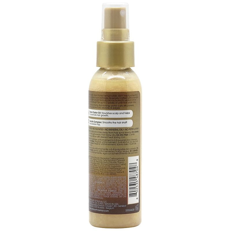 African Pride Black Castor Miracle Heat Protectant Spray 118ml | gtworld.be