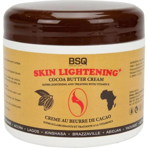 BSQ Health & Beauty BSQ Skin Lightening Cocoa Butter Cream Brown 450ml