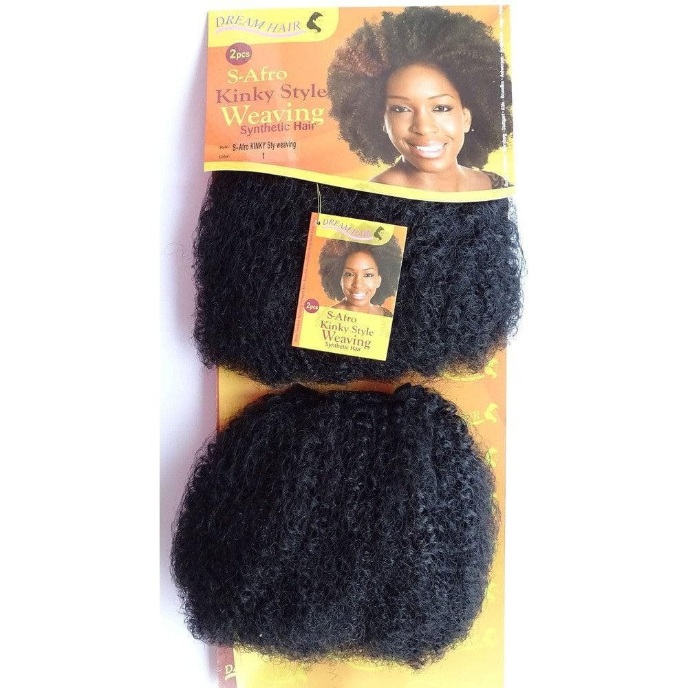 Dream Hair Health & Beauty Dream Hair S-Afro Kinky Style Weaving Cheveux synthétiques (2 Pcs.)
