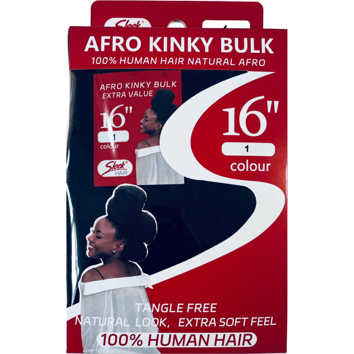 Hair by Sleek Health & Beauty Hair By Sleek Afro Kinky Bulk 16" (Synthetic)