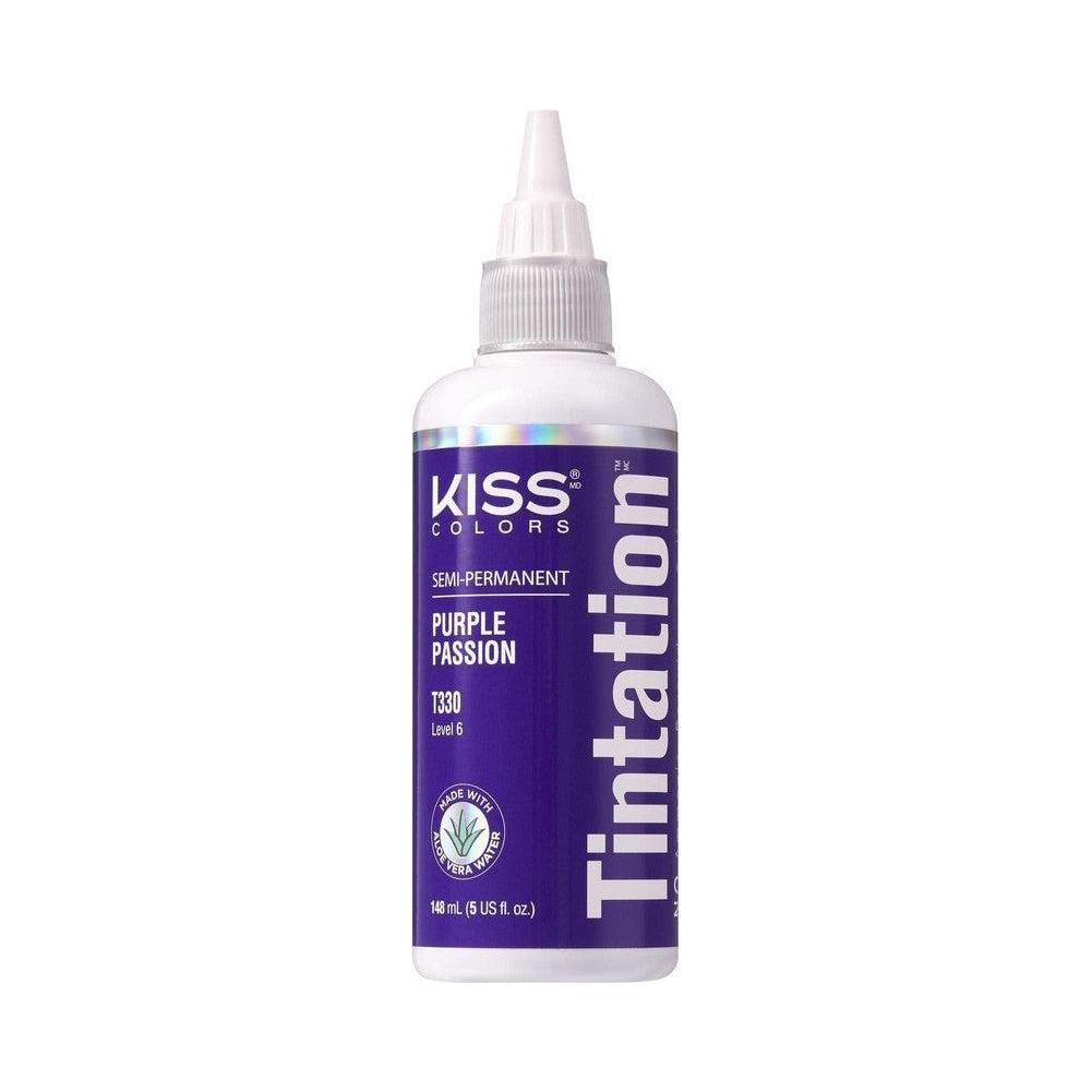 Kiss Health & Beauty Kiss Tintation Purple Pass Kiss Semi-Permanent Hair Color Tintation 148ml