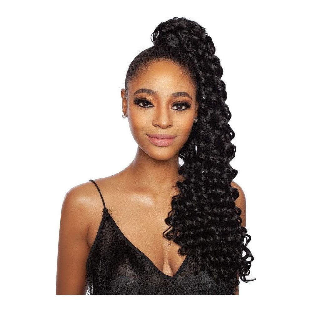 Mane Concept Health & Beauty Mega Brazilian Ponytail Closure Human WANDER CURL 22"