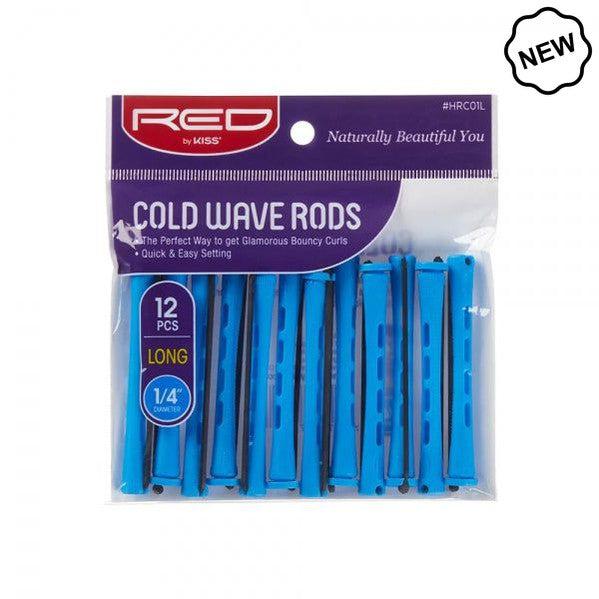 Red By kiss Cold Wave Rods Long 1/4" 12pc | gtworld.be