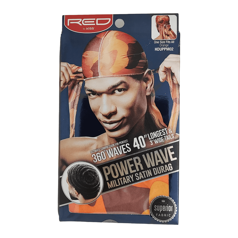 Red by Kiss Health & Beauty Orange RED By Kiss: Power Wave Military Durag