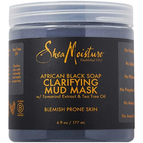 Shea Moisture Health & Beauty Shea MoistureAfrican Black Soap Mud Mask 177ml