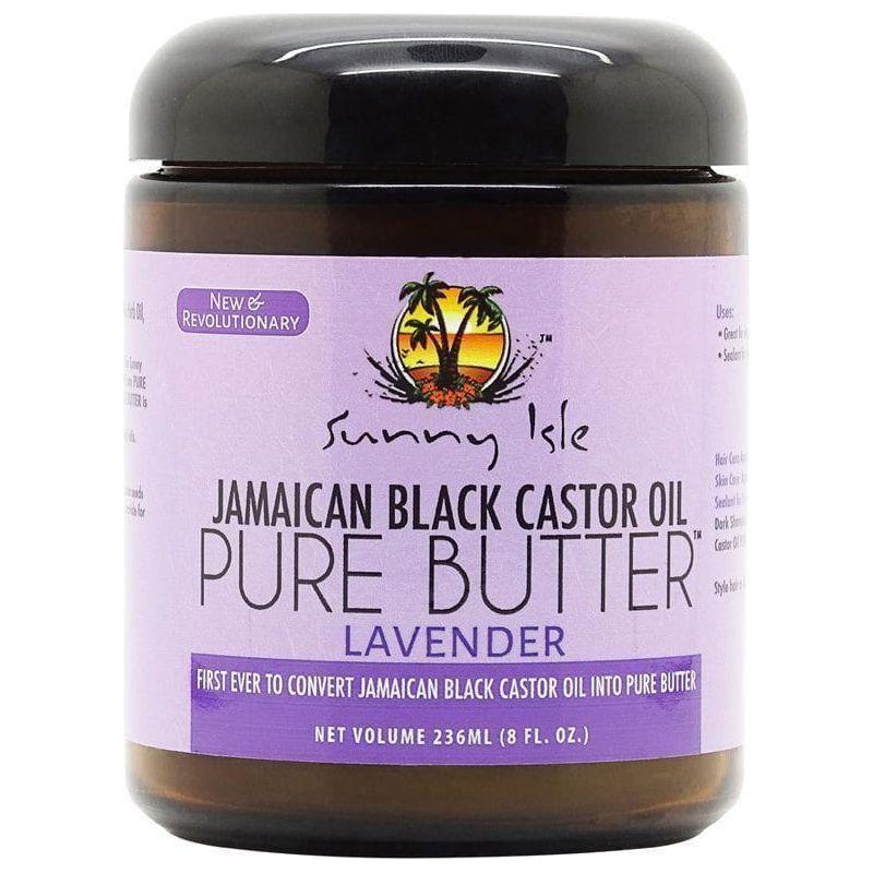 Sunny Isle Health & Beauty #236ml Sunny Isle Jamaican Black Castor Oil Pure Butter Lavender 118/236ml