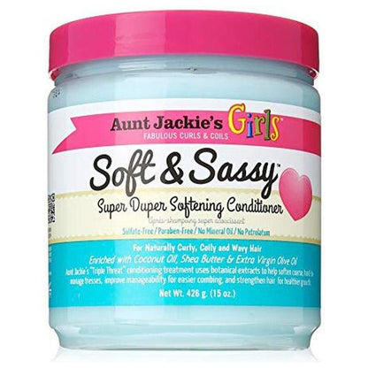 Aunt Jackie's Health & Beauty Aunt Jackie's Girls Soft and Sassy Super Duper Softening Conditioner 426g