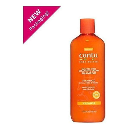 Cantu Health & Beauty 400ml Shampoing Crème Nettoyant Cantu au Beurre de Karité pour Cheveux Naturels 400 ml/709 ml