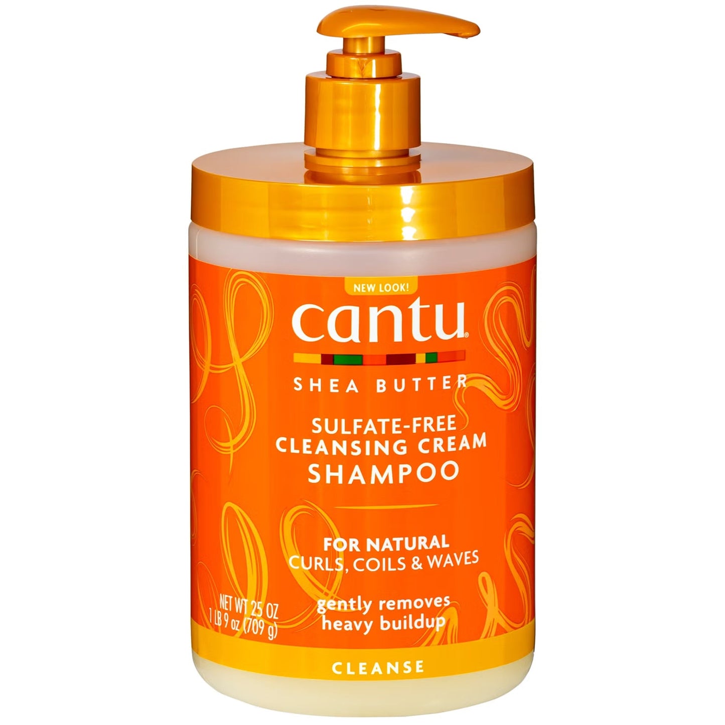 Cantu Health & Beauty 709ml Shampoing Crème Nettoyant Cantu au Beurre de Karité pour Cheveux Naturels 400 ml/709 ml