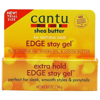 Cantu Health & Beauty Cantu - Gel fixant pour les cheveux naturels au beurre de karité