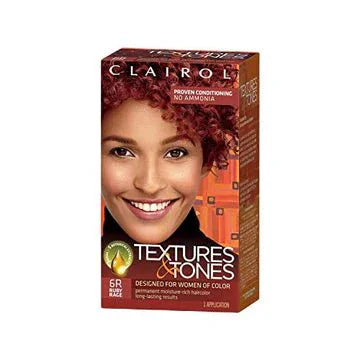 Clairol Health & Beauty Ruby Rage 6R Clairol Textures and Tones Permanent Moisture-Rich Hair Color