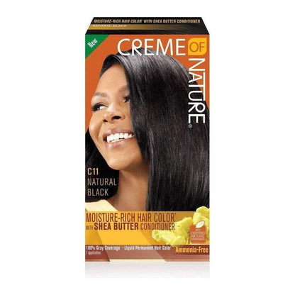 Creme of Nature Health & Beauty Creme of Nature C11 Natural Black Creme Of Nature Moisture Rich Hair Color