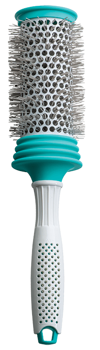 Dapper and Dainty Health & Beauty Dapper and Dainty Wavy ProfCeramic White & Teal 43mm Straight Nylon