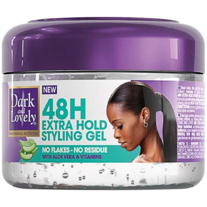 Dark and Lovely Health & Beauty #250ml Dark & Lovely 48H Extra Hold Styling Gel 250/450ml