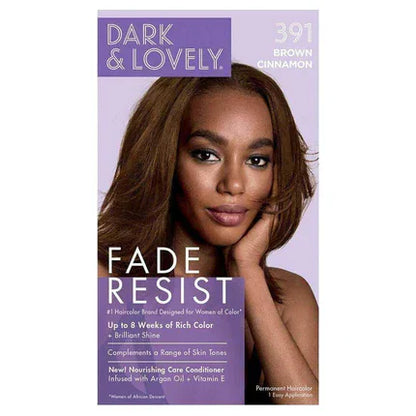 Dark and Lovely Health & Beauty 391 Brown Cinnamon Dark and Lovely Soft Sheen-Carson Fade Resist Rich Conditioning Color