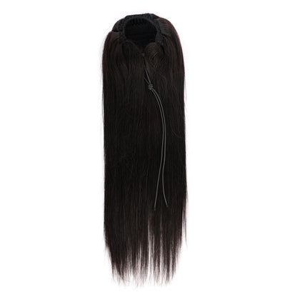Dream Hair Health & Beauty 14" / 1B Dream Hair Queue de cheval lisse en cheveux humains 14" et 20"