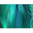 Dream Hair Health & Beauty 16" = 40 cm / TEAL BLUE/GREEN-1 Dream Hair 3x Pre-Fluffed Afro Kinky Braid Kunsthaar