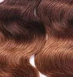 Dream Hair Health & Beauty Braun Mix Ombré #T4/30 Dream Hair Wig HW Therese - Perruque de vrais cheveux