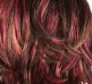 Dream Hair Health & Beauty Braun-Rot Mix #P12/39/4 Dream Hair Wig HW Therese - Perruque de vrais cheveux