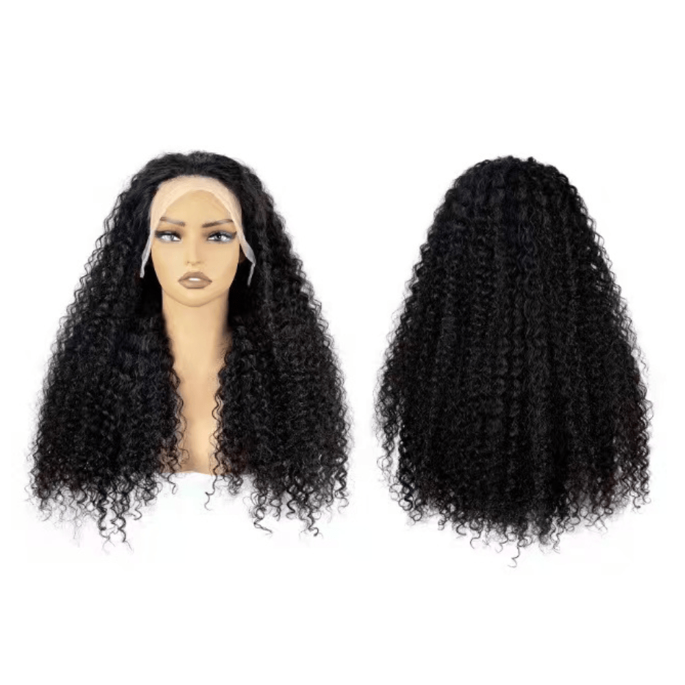 Dream Hair Health & Beauty Dream Hair Deep curl 13*14 Wig Double Drawn 24 Human Hair :Natural Color