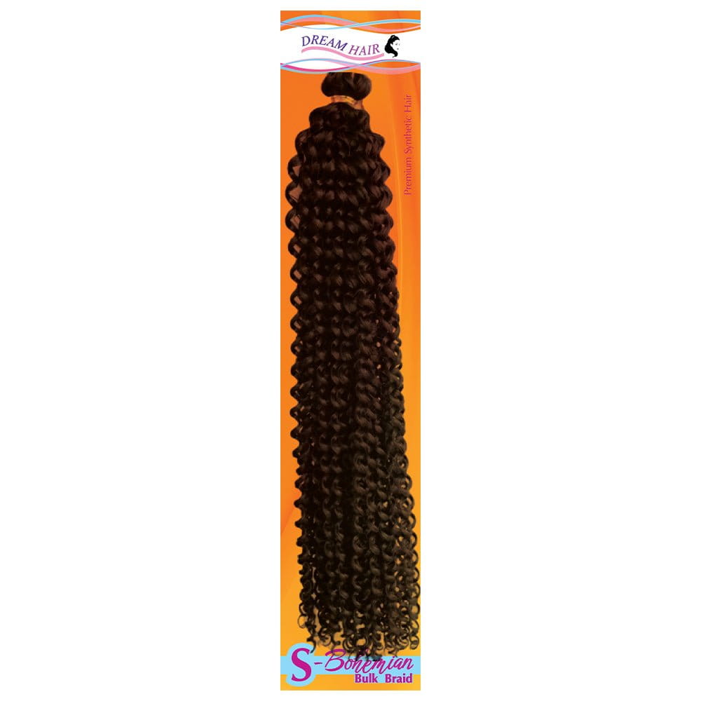 Dream Hair Health & Beauty Dream Hair S-High Heat Bohemian Bulk Braid 16"/40cm Synthetic Hair