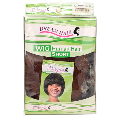 Dream Hair Health & Beauty Dream Hair Wig HUMAN HAIR Short 0001
