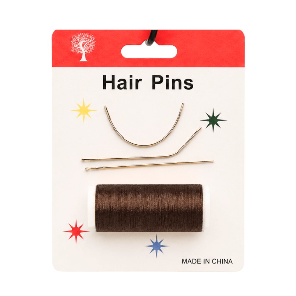 Dreamfix Dark brown Dreamfix C-shape Style Weaving Needle (4 pcs)