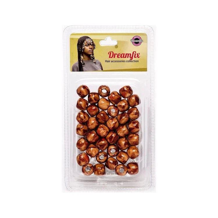 Dreamfix Health & Beauty 07 Dreamfix Hair Wood Beads For Children