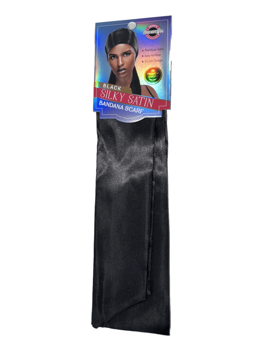 Dreamfix Health & Beauty Black Dreamfix Bandana Scarf Satin