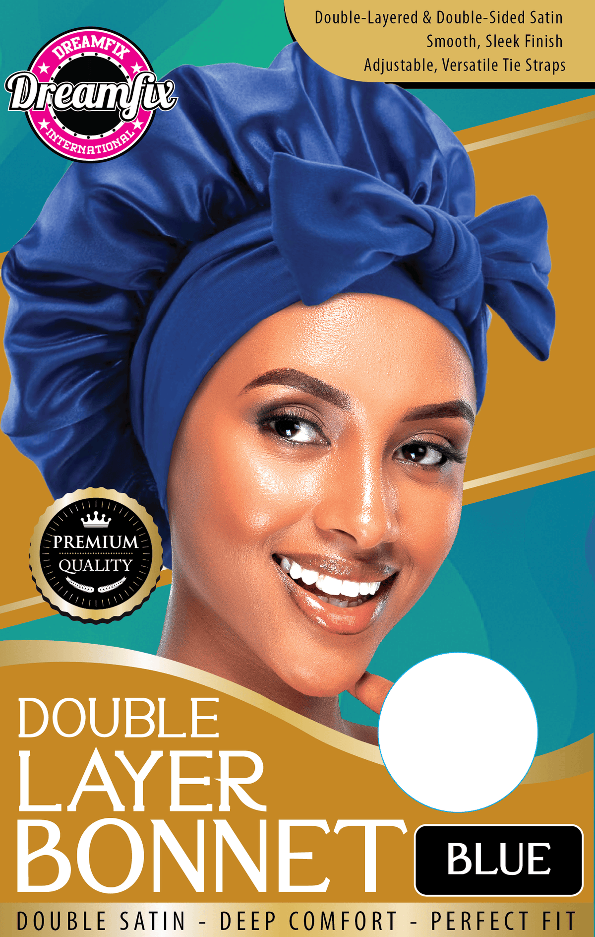 Dreamfix Health & Beauty Blue Dreamfix Double Layer Bonnet