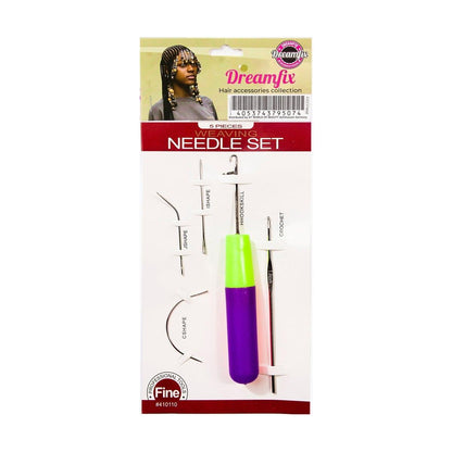 Dreamfix Health & Beauty Blue Dreamfix Hair Crochet Hook needle tool crochet 5 Pcs Set Pin