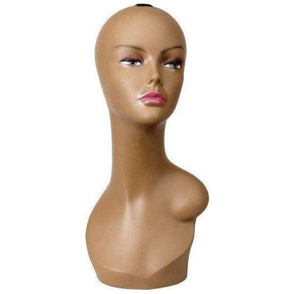 Dreamfix Health & Beauty #Brown Dreamfix Mannequin/Dekokopf, Perückenkopf/ Medium Blonde/Brown