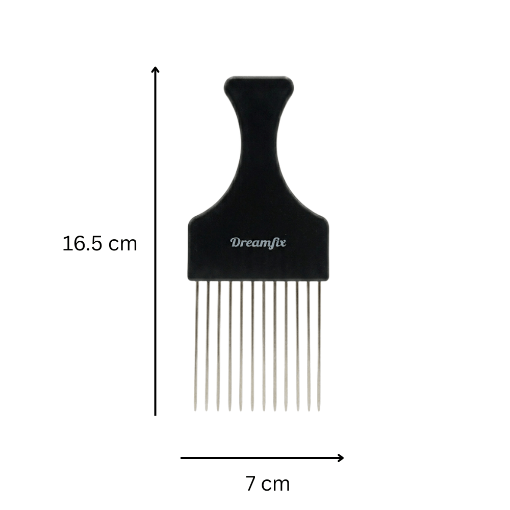Dreamfix Health & Beauty Comb-4 Dreamfix Peigne Afro à Manche (Différentes Tailles)