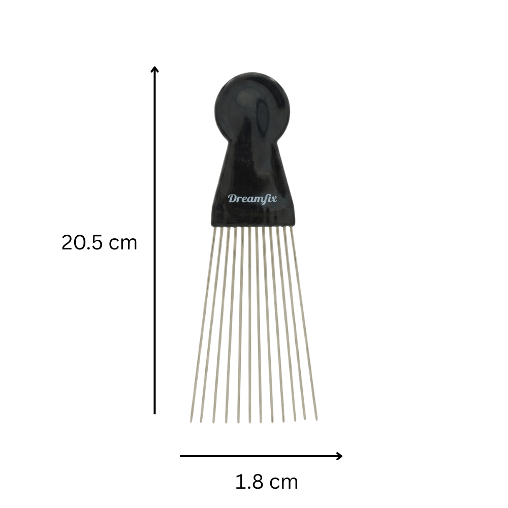 Dreamfix Health & Beauty Comb-5 Dreamfix Peigne Afro à Manche (Différentes Tailles)