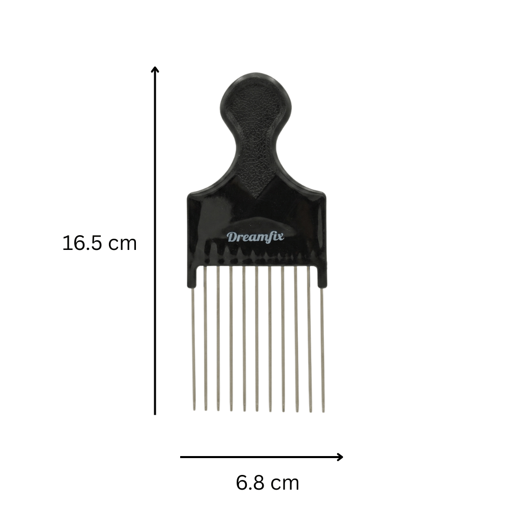 Dreamfix Health & Beauty Comb-6 Dreamfix Peigne Afro à Manche (Différentes Tailles)