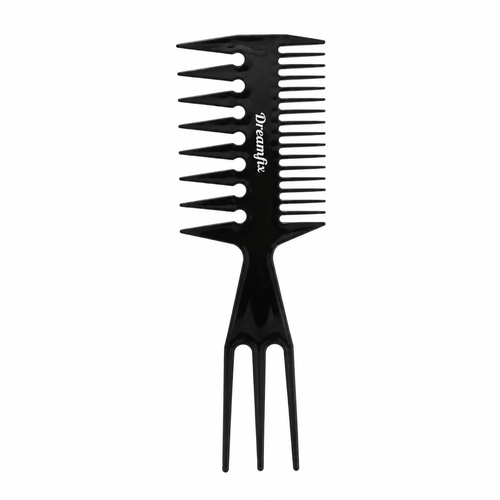 Dreamfix Health & Beauty Dreamfix 3 in 1 Double Finish Comb - Black