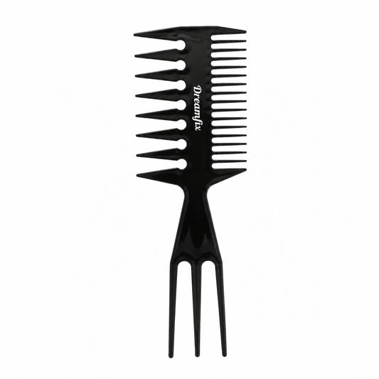 Dreamfix Health & Beauty Dreamfix 3 in 1 Double Finish Comb - Black