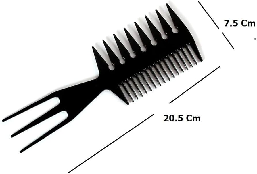 Dreamfix Health & Beauty Dreamfix 3 in 1 Double Finish Comb - Black