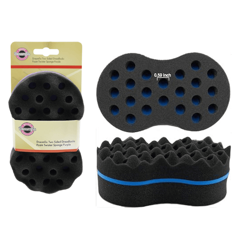Dreamfix Health & Beauty Dreamfix - Éponge torsadée en mousse double face pour dreadlocks (3 tailles)