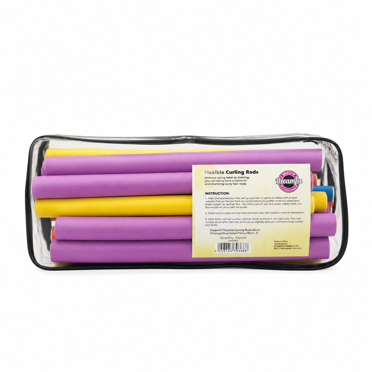 Dreamfix Health & Beauty Dreamfix Flexible Curling Rods Set (42 pcs)