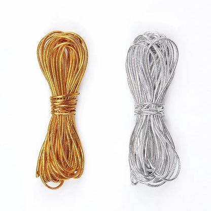 Dreamfix Health & Beauty Dreamfix Gold &Silver Braided Hair Cord 1 meter String Accessories