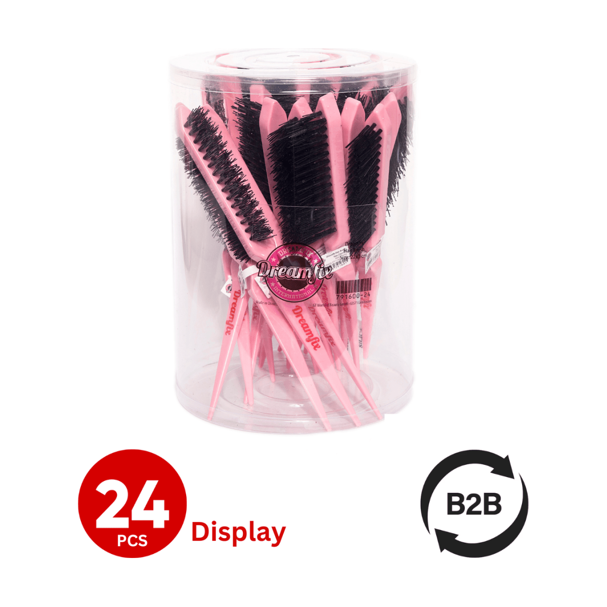 Dreamfix Health & Beauty Dreamfix Hair Brush Pink Size : 22*3cm