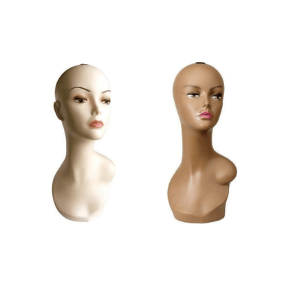 Dreamfix Health & Beauty Dreamfix Mannequin/Dekokopf, Perückenkopf/ Medium Blonde/Brown