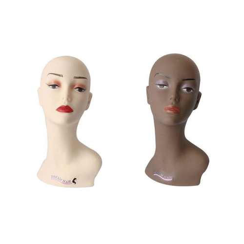 Dreamfix Health & Beauty Dreamfix Mannequin/Dekokopf, Perückenkopf/, PYEDC, Blonde/Brown