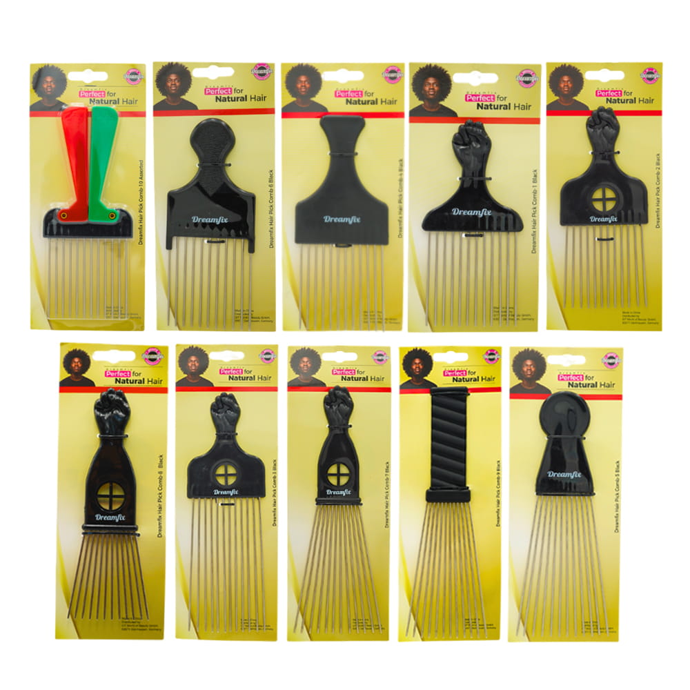 Dreamfix Health & Beauty Dreamfix - Peigne Afro à Manche (Différentes Tailles)