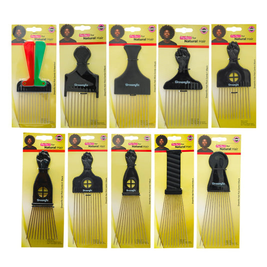 Dreamfix Health & Beauty Dreamfix - Peigne Afro à Manche (Différentes Tailles)