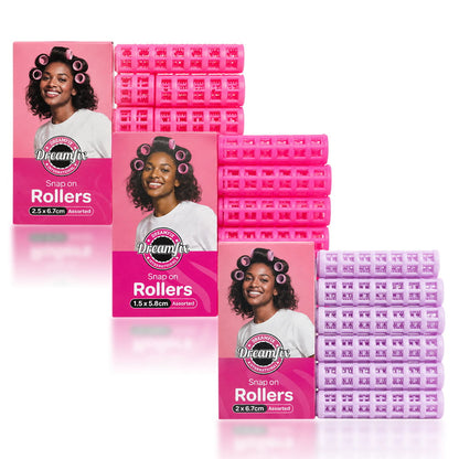 Dreamfix Health & Beauty Dreamfix Snap on Rollers (3 sizes)