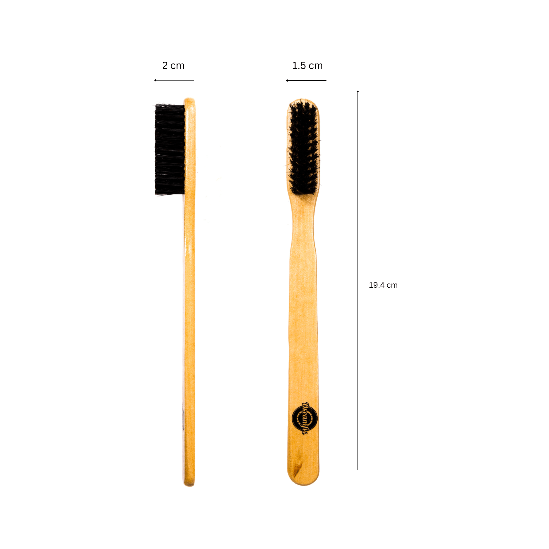 Dreamfix Health & Beauty Dreamfix Ultimate Edge Brush 100% Boar Bristles 19.4*1.5*2cm