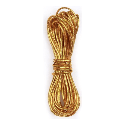 Dreamfix Health & Beauty Gold Dreamfix Gold &Silver Braided Hair Cord 1 meter String Accessories